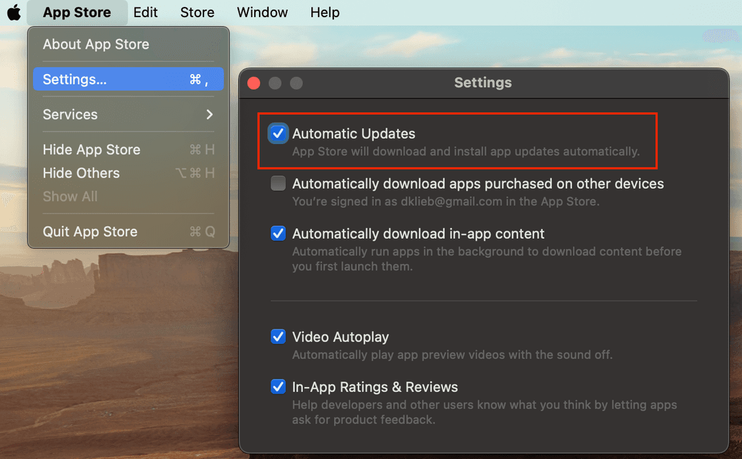 Devices showing the Tailscale client version.
