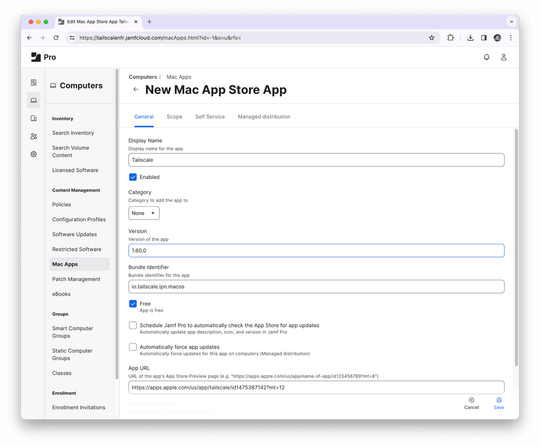 View of deployment options.